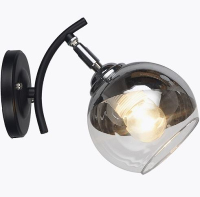 Бра S204104/1 BK+CR