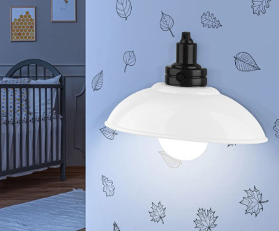 Ночник ЭРА св/д настенный с выкл. NLED-487 1W 20*4*15 6050