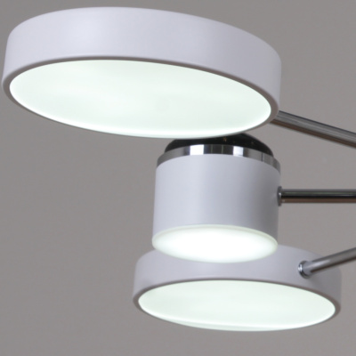 Люстра светодиодная S213289/4+4LED WT+CR 132W 780*330