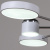 Люстра светодиодная S213289/4+4LED WT+CR 132W 780*330