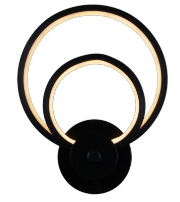 Светильник настенный S204283/2 BK LED 18W+18W 250*195*80