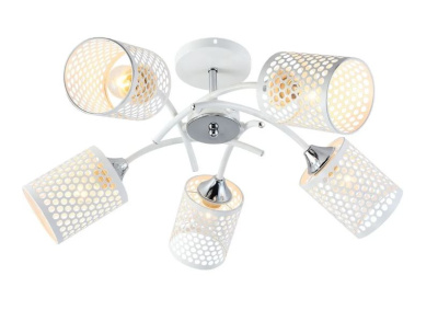 Люстра потолочная S201332/5 WH+CR