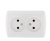 Розетка 2м 16А ОП Lezard DEMET белая Розетка 2м 16А ОП Lezard DEMET белая