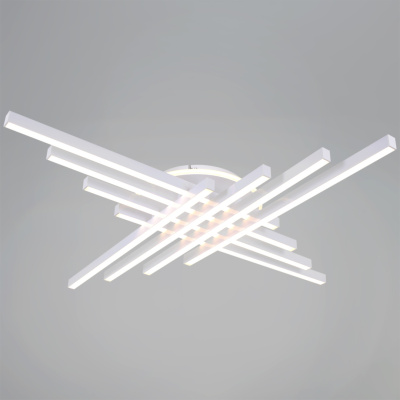 Люстра светодиодная S243006/8+1 WT 130W(10400lm) диам 109см