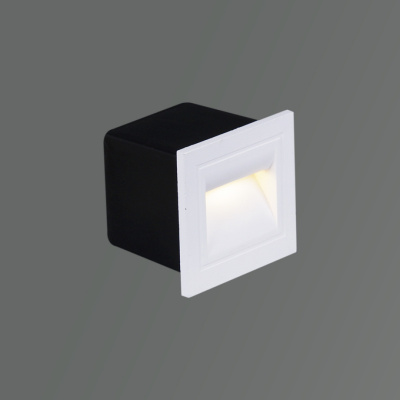 Светильник настенный для лестниц  S286605 LED1W WT 47*55*55