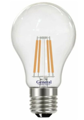 Лампа св/д General ЛОН А60 Е27 15W 4500K проз.(нитевид) Лампа св/д General ЛОН А60 Е27 15W 4500K проз.(нитевид)