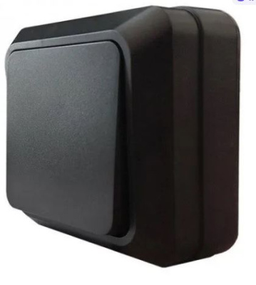 Выключатель 1кл.. "Олимп" ОП черный UNIVERSAL