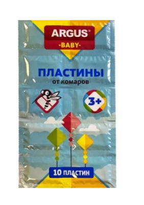 Пластины для детей от комаров без запаха 10шт/уп