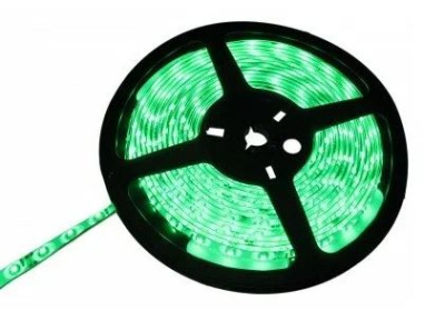 Лента светодиод.Ecola 12V 4.8W/m 60LED/m P20 STD зеленая