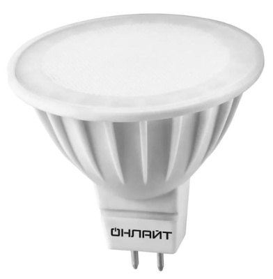 Лампа св/д  ОНЛАЙТ MR16 10Вт GU5.3 4000K холодный свет 61890