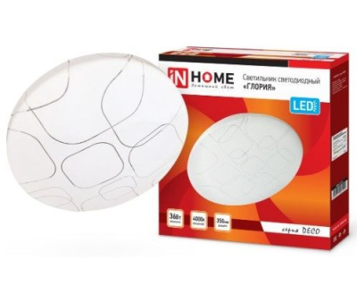 Светильник потолочный ASD св/д 36W(2340lm) 4000K ГЛОРИЯ 350*55 мм 