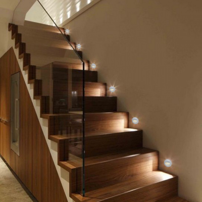 Светильник настенный для лестниц  S286601 LED3W GR 50*85*85