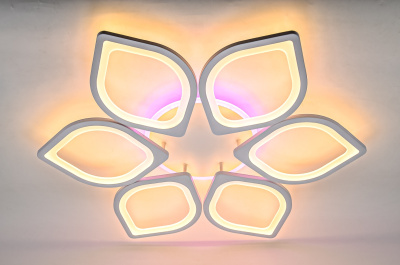 Люстра светодиодная L318228-6H LED 236W+подсветка RGB диам870