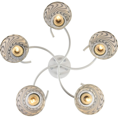 Люстра потолочная S201391/5 WH+CR E27