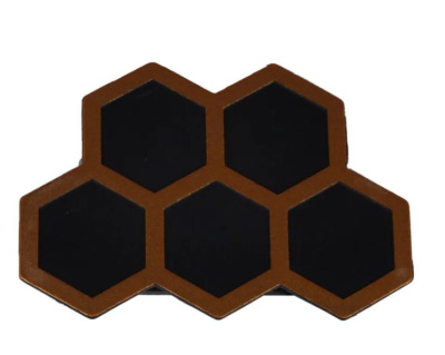 Светильник настенный S286222-005U LED5*1W BK+GD 170**120*43мм 