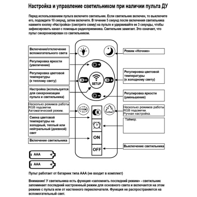 Светильник подвесной S209839/12 58W(4640lm) LED диам 510