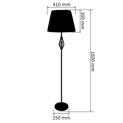 Торшер св/д S2091926/1 AB Е27 H=160см