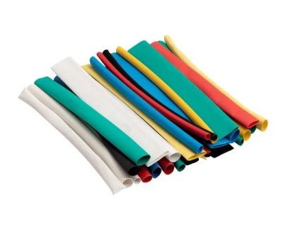 Термоусад.трубка EKF 3/1,5; 4/2; 5/2,5; 6/3; 8/4 (набор ТУТ) 100 мм