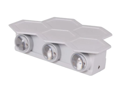 Светильник настенный S286222-005U LED5*1W BK+GD 170**120*43мм 