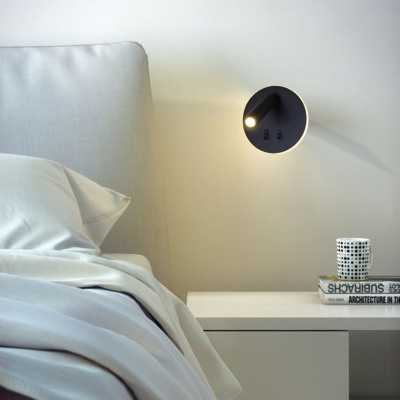 Светильник настенный S286203/1KT LED 12W BK