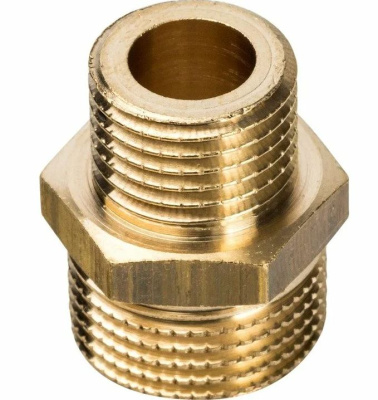 Ниппель-переходник 1/2"*3/8" Нр-Нр ник.VTr.580 VALTEC
