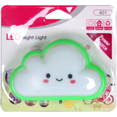 Ночник Облачко S244444 с выключателем 0,5W 220V