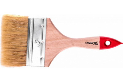 Кисть плоская "Стандарт" 4"(100мм), дерев.ручка MATRIX