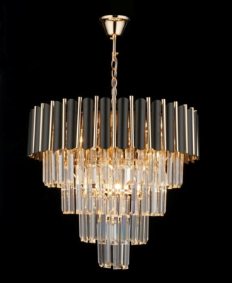 Люстра F11879/8 FGD+BK хрусталь