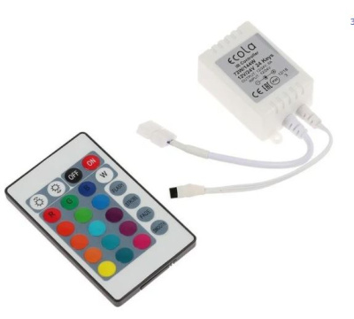 Контроллер Ecola 12V 72W 6A RGB с ИК пультом 