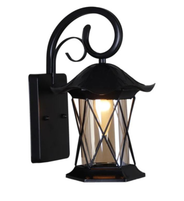 Светильник уличный фонарь S208281/1U BK (черный-металл)