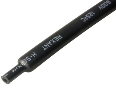 Термоусад.трубка Rexant КЛЕЕВАЯ (3:1) 18/6мм 1м ТУТ черная