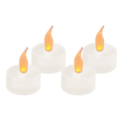Св-к декоратив.ULD-F070 Свеча-таблетка набор 4шт Uniel