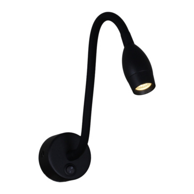 Светельник настенный S286200MN/1 LED WT 3W BK