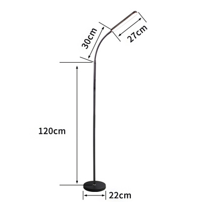 Торшер св/д S200089/1 WT 12W 4K диммер H=140см