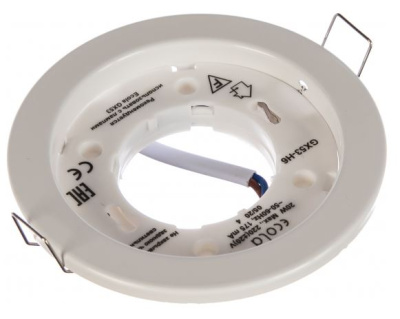 Светильник встраиваемый Ecola GX53 H4 Белый 