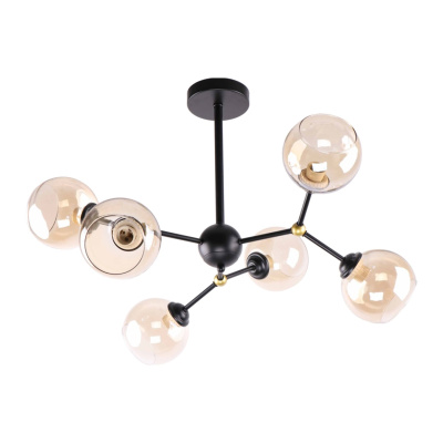 Люстра D410147/6 BK + GD AMB