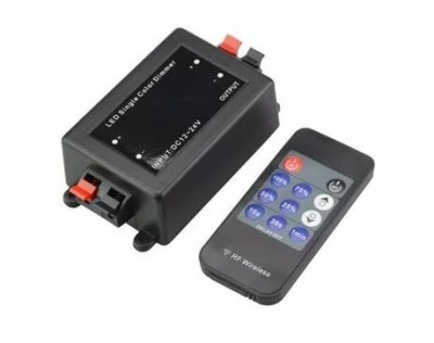 Диммер General для св/д ленты одноцветной 12/24V 96W радиопульт 