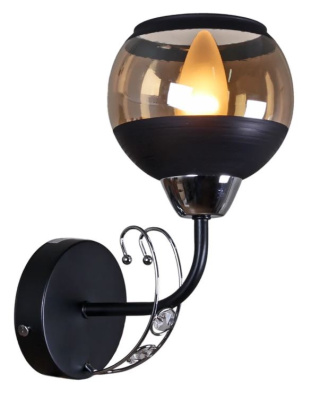 Бра S222119/1 BK+CH