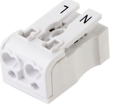 Клемма пружинная соед.КСПн2L+N 16A TDM