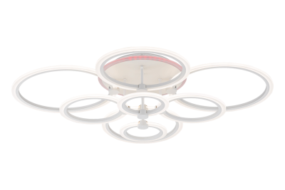 Люстра светодиодная F13009/8 LED WT+RGB 208+18W 980*800*200