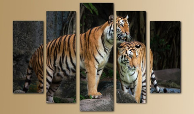 Модульная картина 80*140