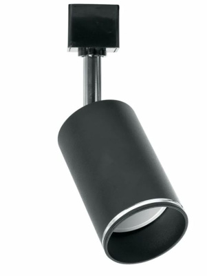 Светильник трековый на шинопровод GU10 56*56*190 черный AL155 32474 Feron- Светильник трековый на шинопровод GU10 56*56*190 черный AL155 32474 Feron-