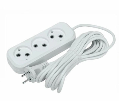 Удлинитель Jett ШВВП 2х0,75 10м 3г6А