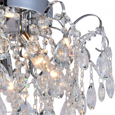 Люстра S204034/6+6 CR+LED хрусталь