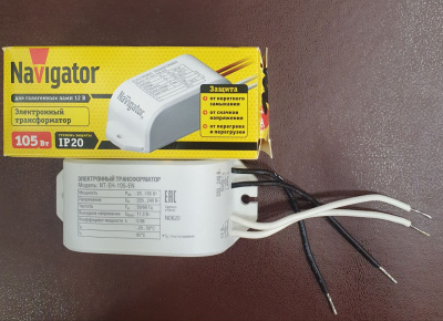 Трансформатор для галоген.ламп Navigator NT-EH-105W-EN 94433