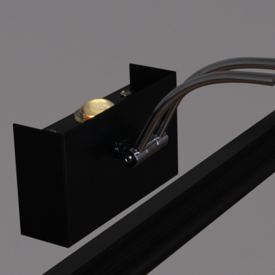 Светильник светод.для картин зеркал S208823/01S BK 9W(800lm) 3K-6K 413*190*160