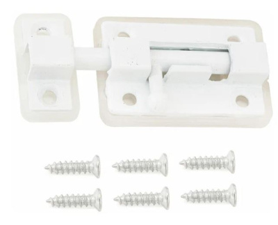 Шпингалет  АЛЛЮР G-025 L белый