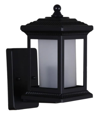 Светильник уличный фонарь S208288/1w BK