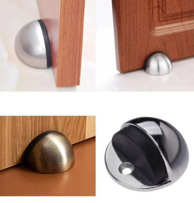 Ограничитель дверной круглый мат.никель 8185 СТАНДАРТ