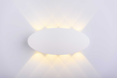 Светильник настенный F120174/8 SWH LED8*1W L180 W90 H40 белый